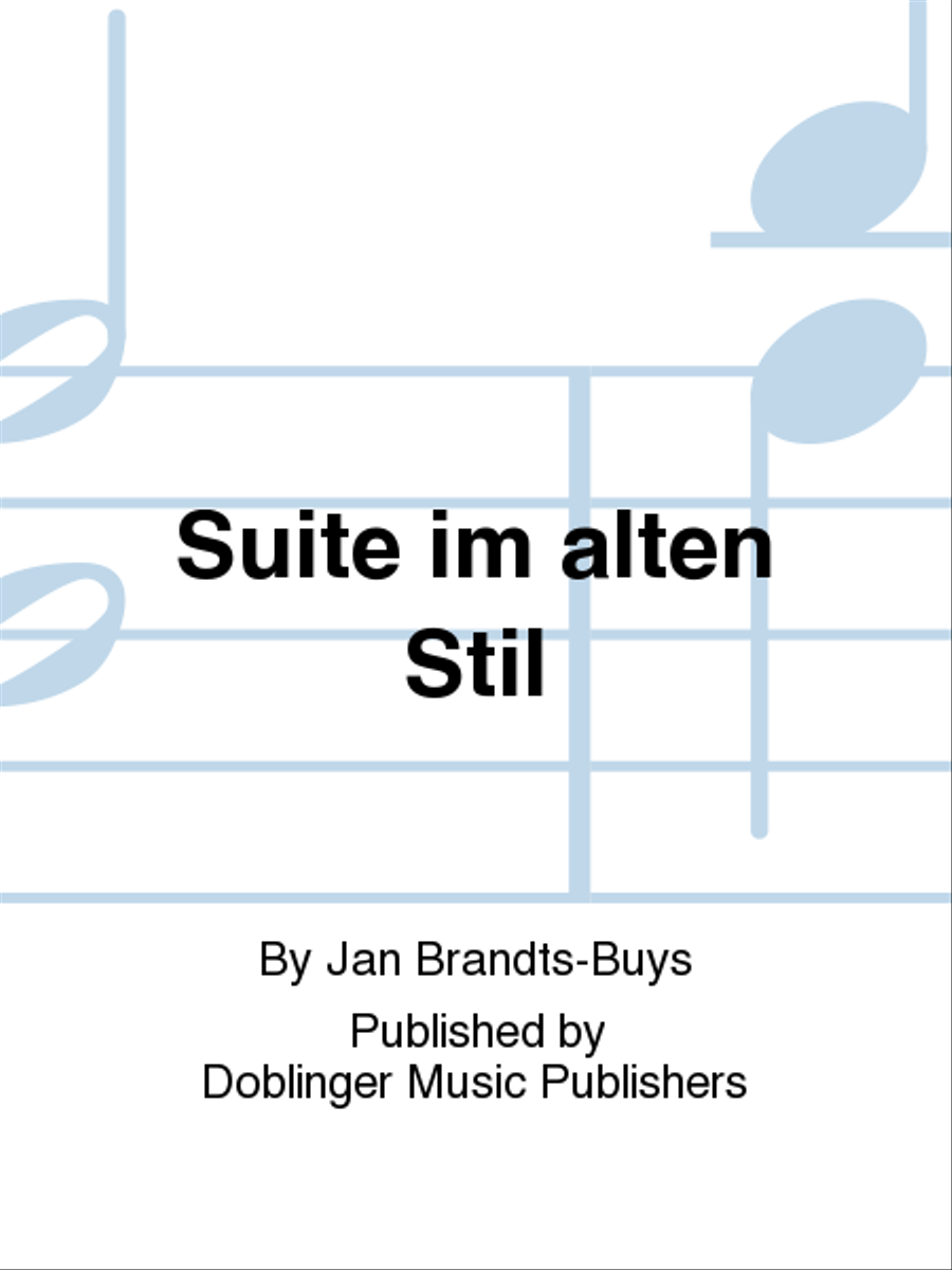 Suite im alten Stil String Quartet scores gallery preview page 1