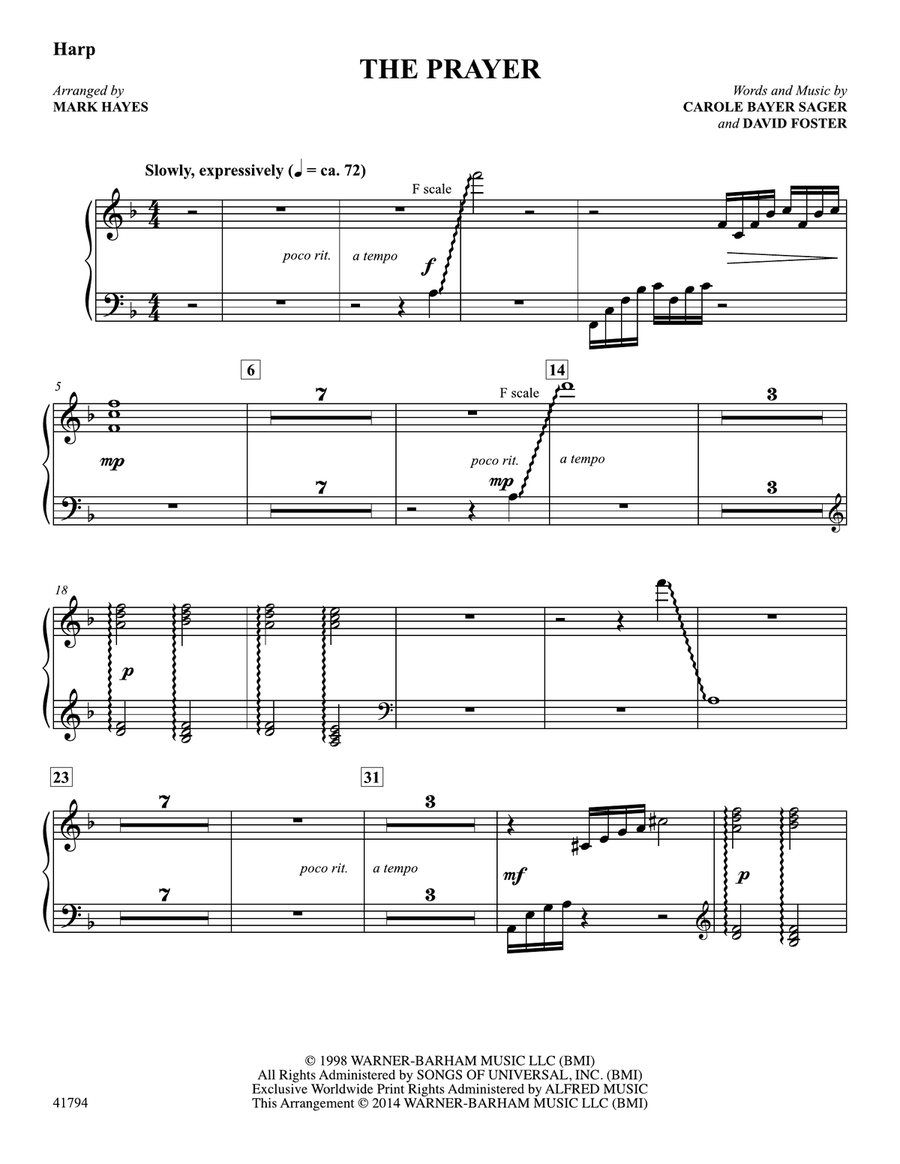 The Prayer: Harp
