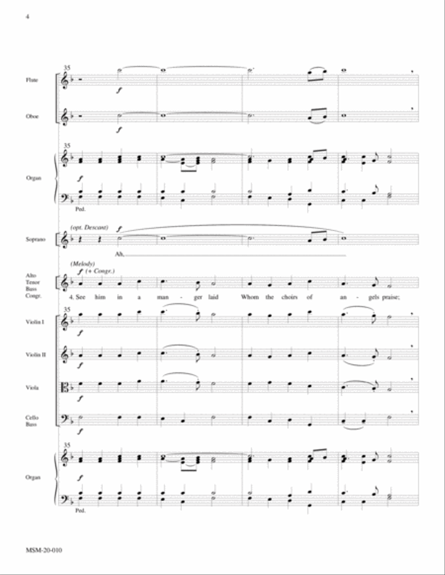 Angels We Have Heard On High Choir scores gallery preview page 4