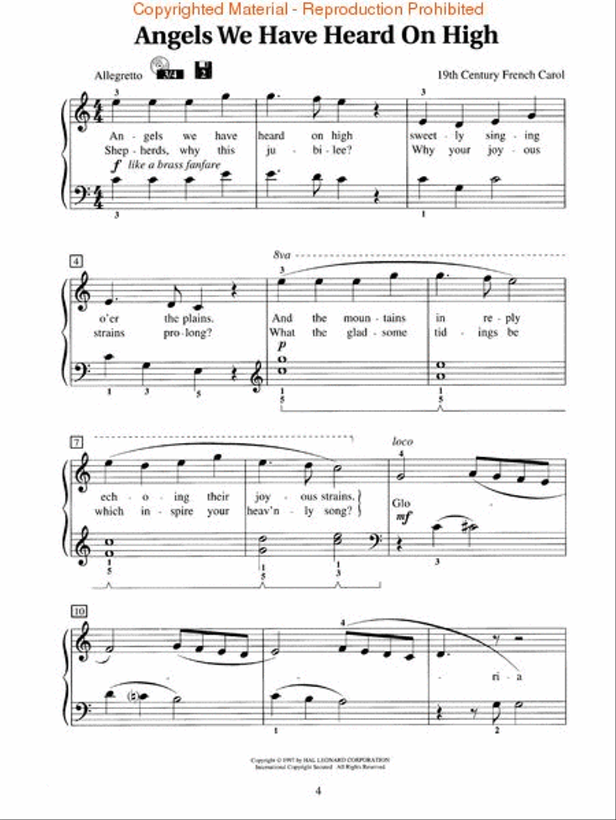 Christmas Piano Solos – Level 4 Piano Method scores gallery preview page 3