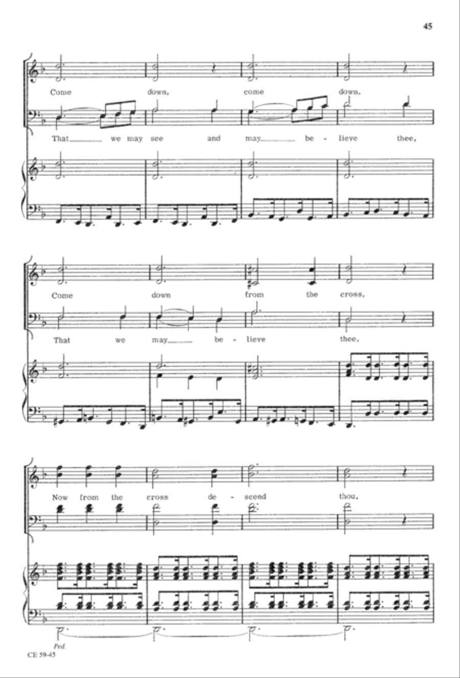 The Seven Last Words of Christ 4-Part scores gallery preview page 47
