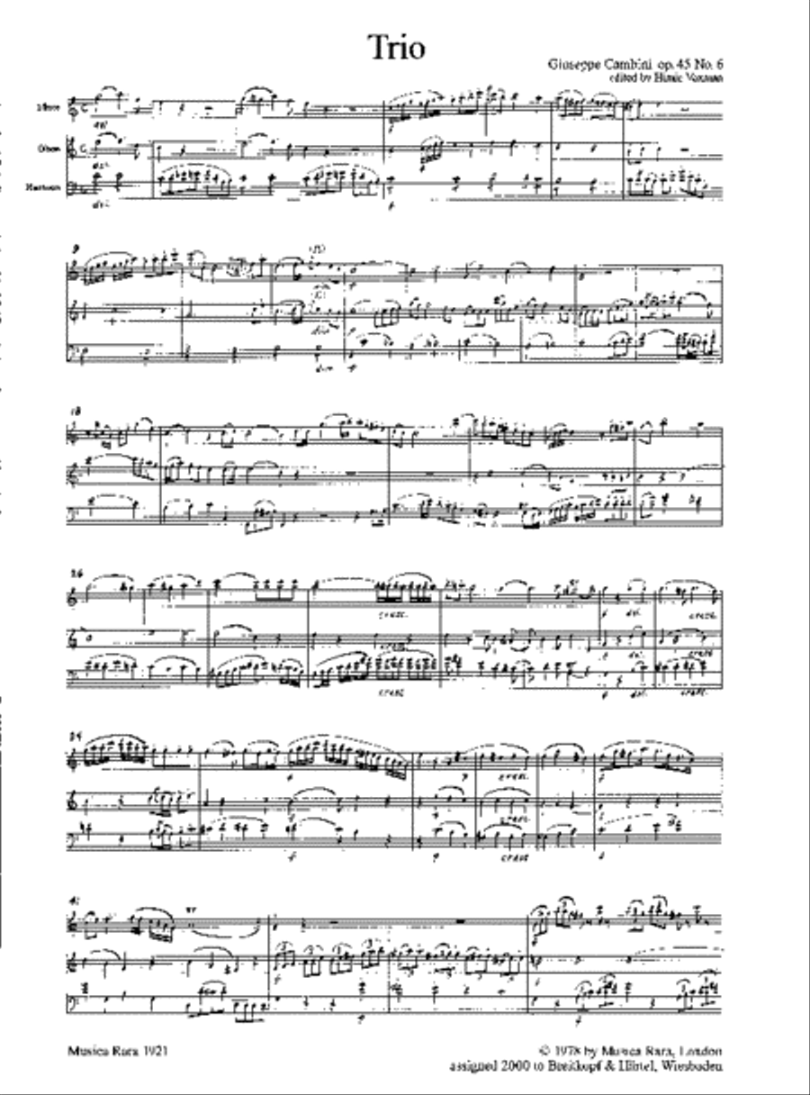 Trio No. 6 Op. 45 Bassoon scores gallery preview page 2