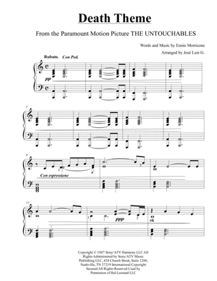 Death Theme from the Paramount Motion Picture THE UNTOUCHABLES
