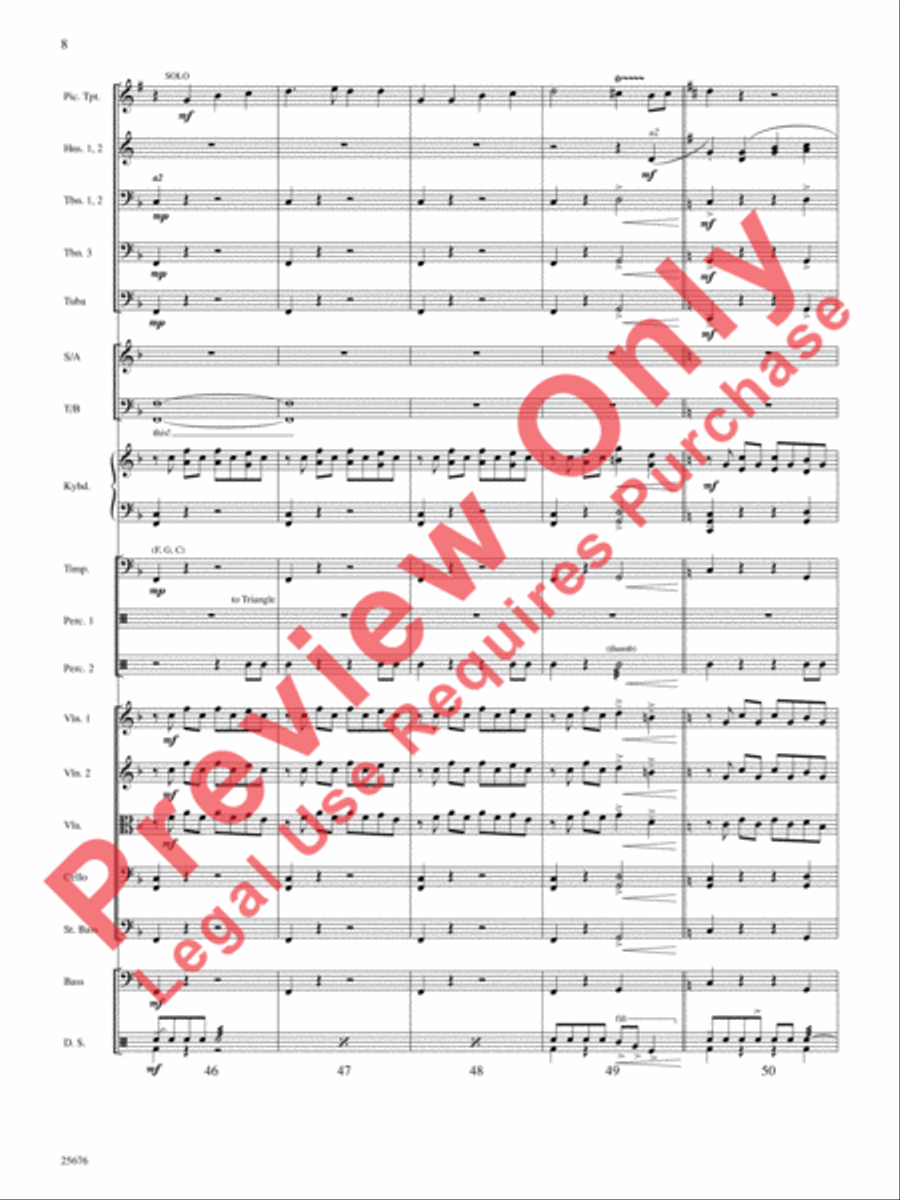 Good Christian Men, Rejoice Medley Good Christian Men, Rejoice Medley Choir scores gallery preview page 9