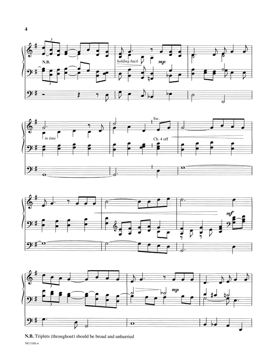 Wood Works for Lent and Easter Organ scores gallery preview page 4