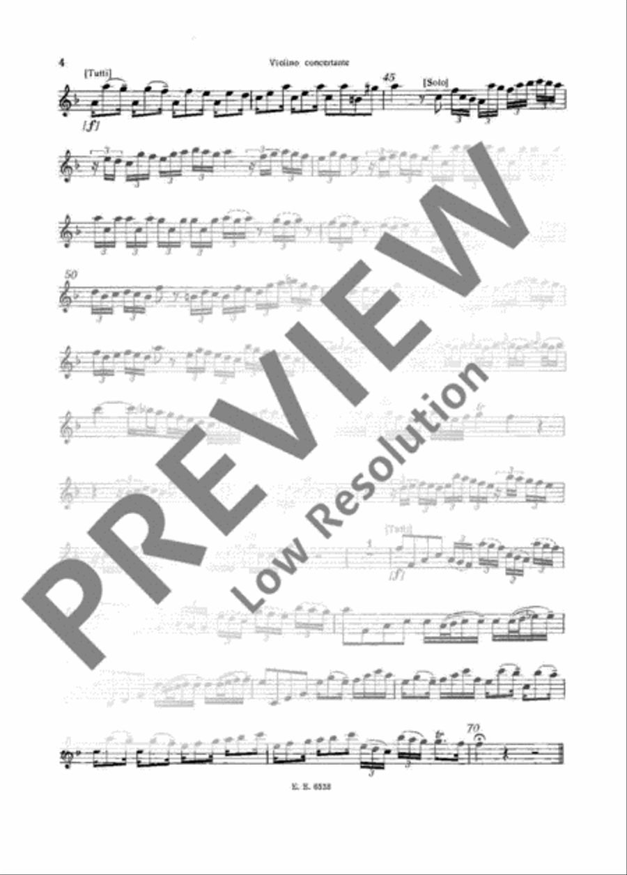 Concerto F Major Violin scores gallery preview page 5