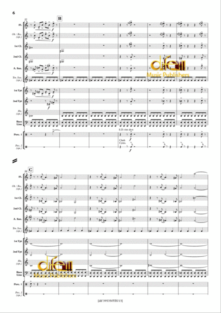 Disney Forever Yong Disney Forever Yong Concert Band scores gallery preview page 6