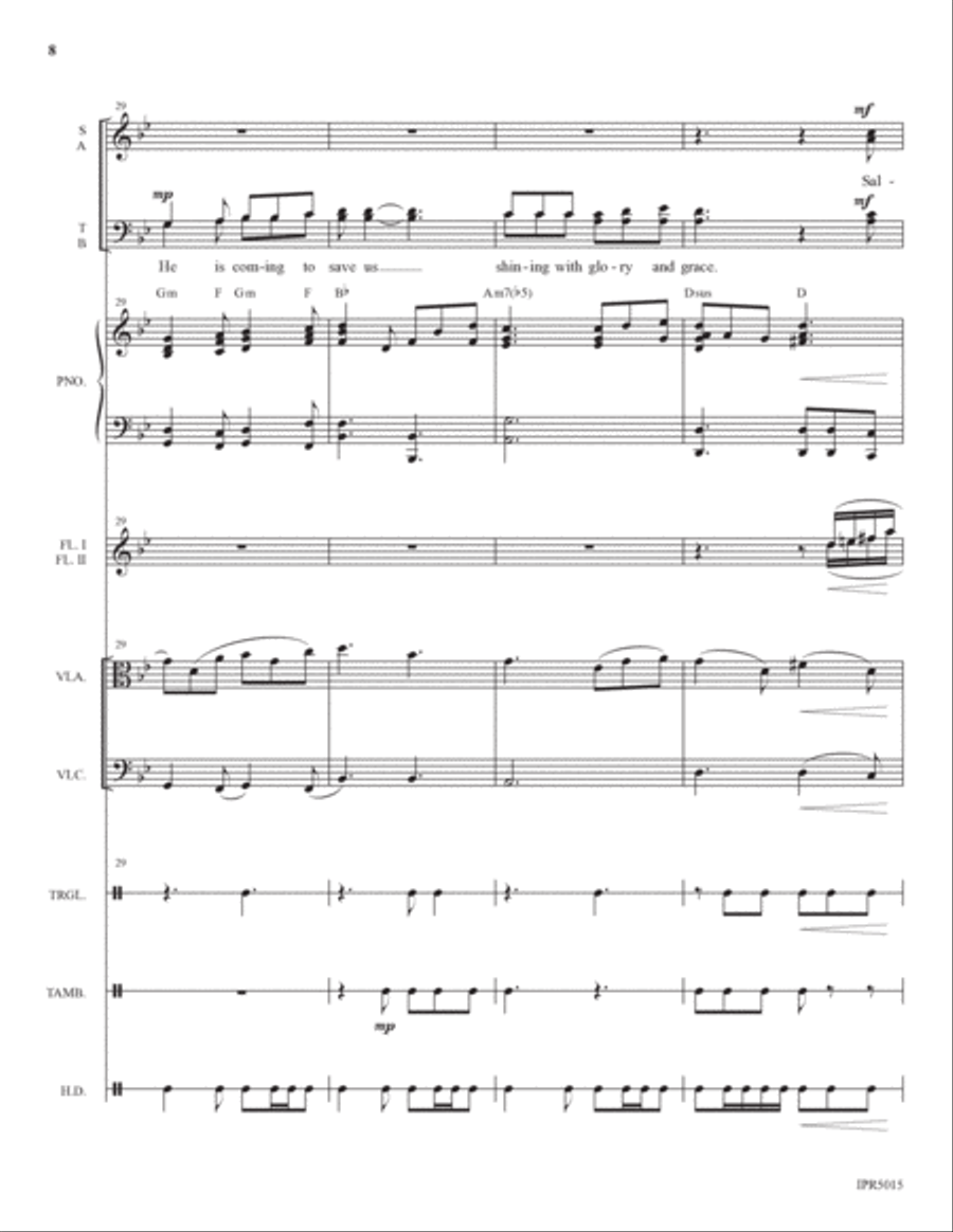 An Advent Awakening - Full Score Choir scores gallery preview page 8