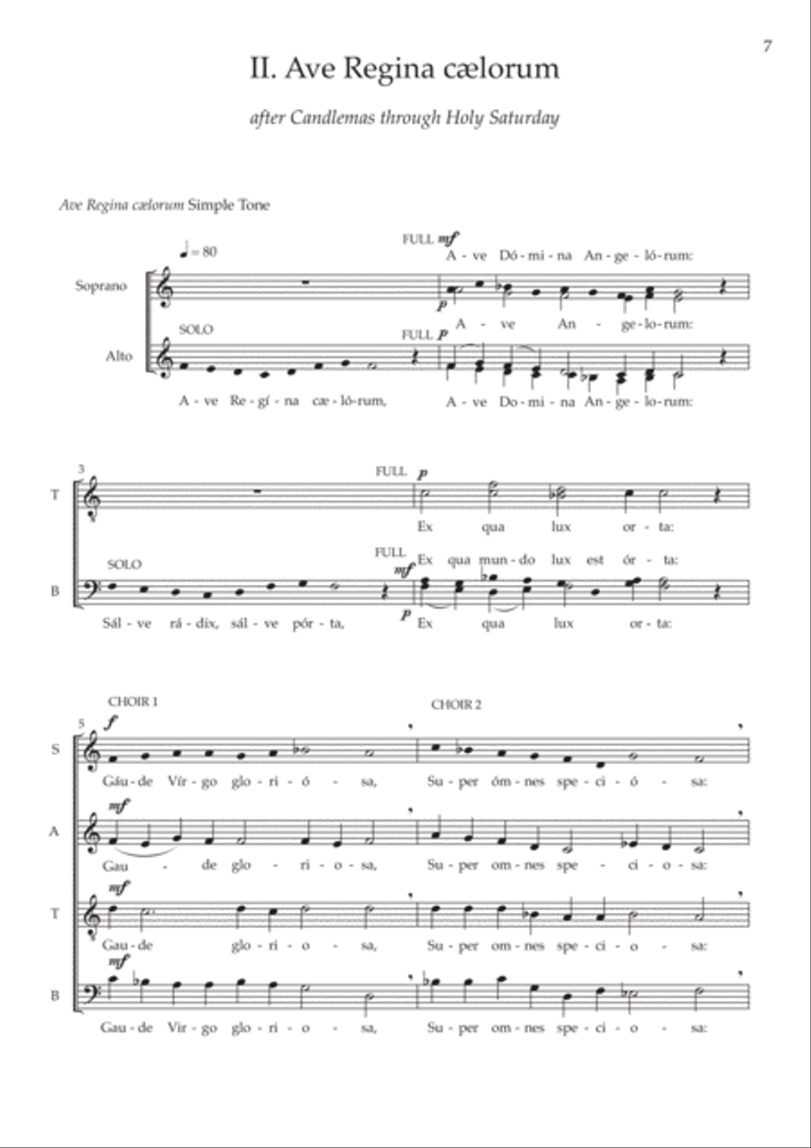 A Marian sequence 4-Part scores gallery preview page 4