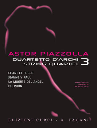 Book cover for Astor Piazzolla for String Quartet