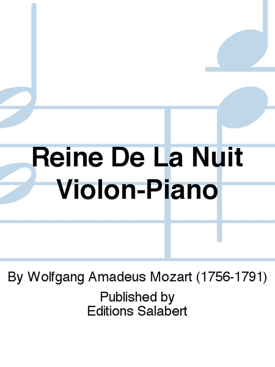 Reine De La Nuit Violon-Piano