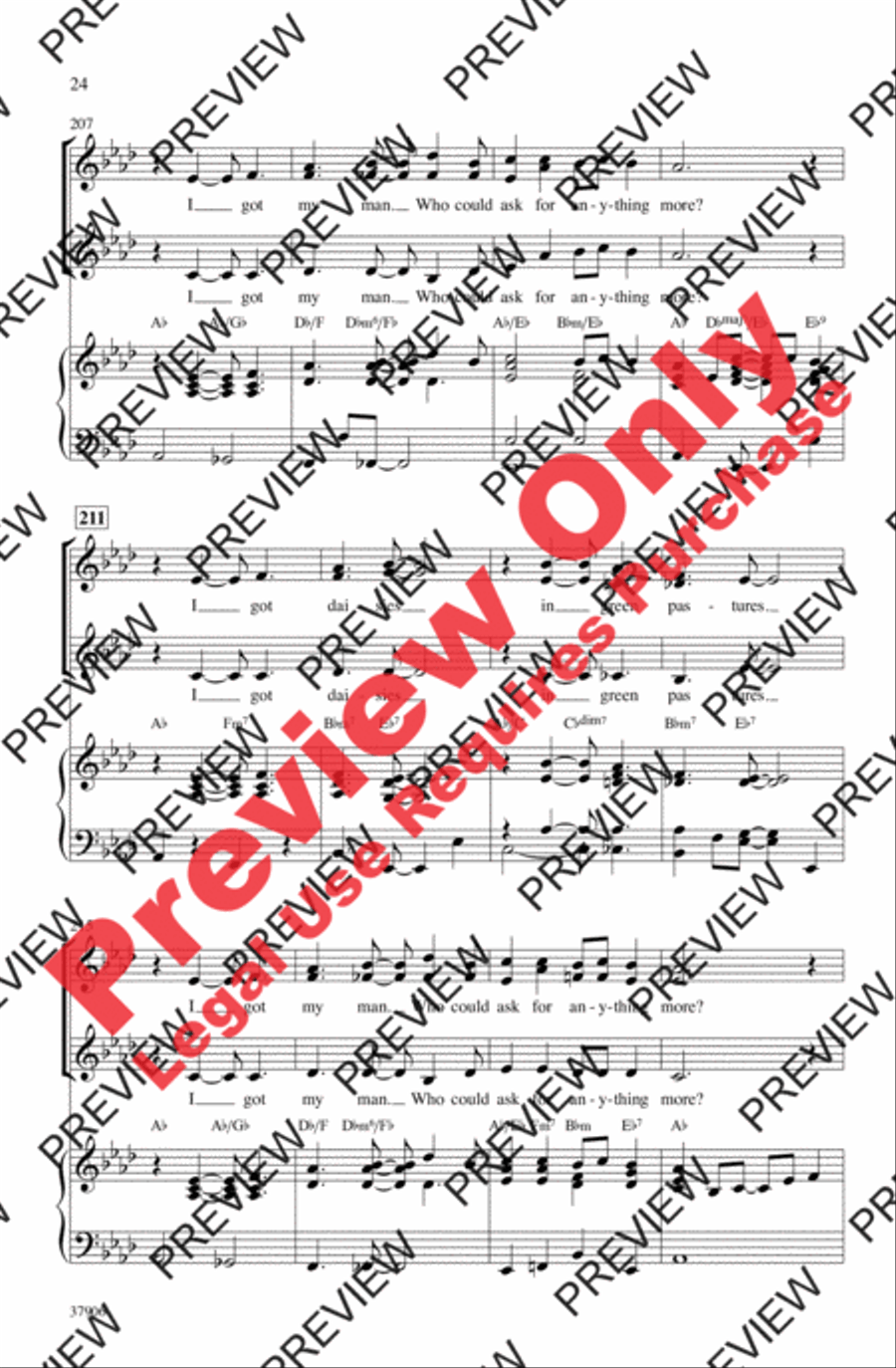 Who Could Ask for Anything More? Women's Choir scores gallery preview page 24