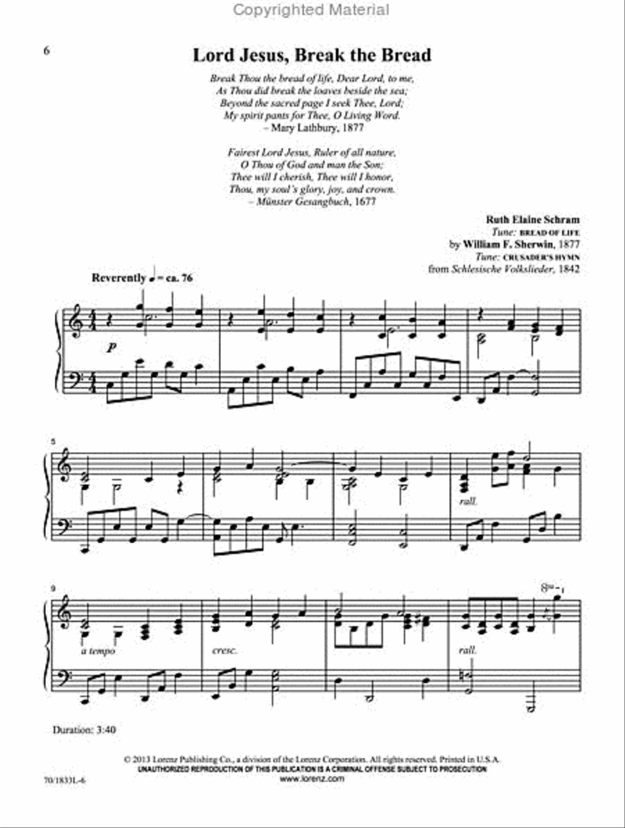 Prayludes for Communion Prayludes for Communion Piano Solo scores gallery preview page 2
