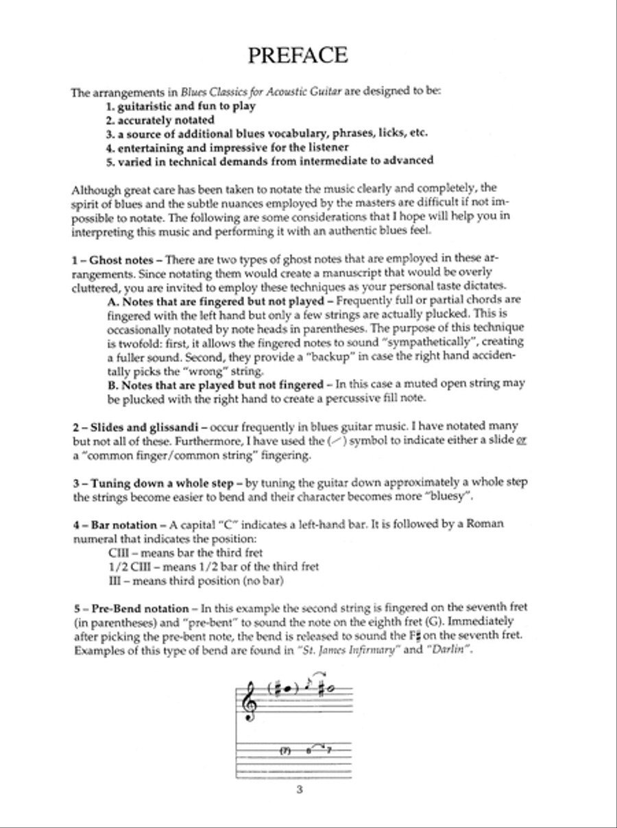 Blues Classics for Acoustic Guitar Acoustic Guitar scores gallery preview page 4