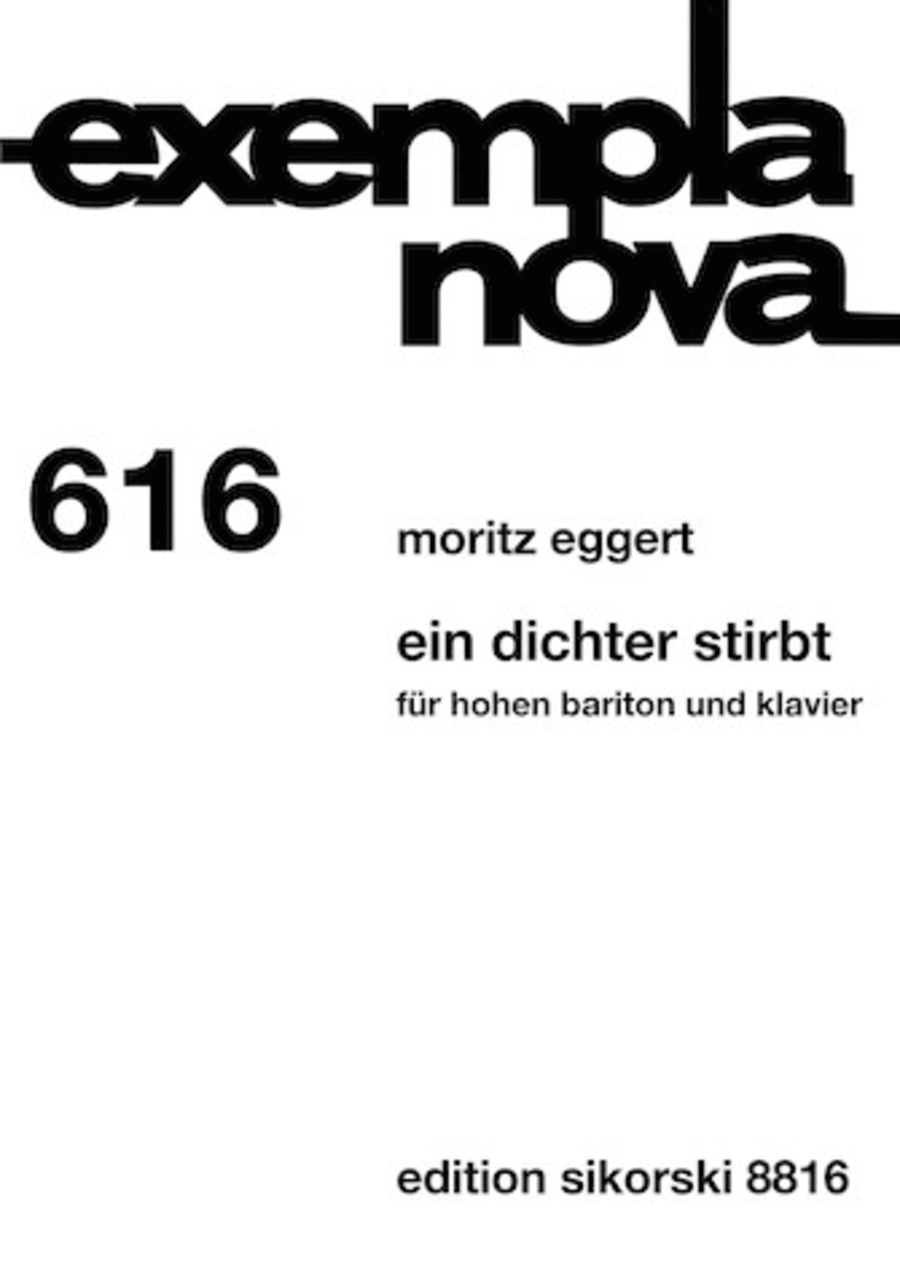 Ein Dichter Stirbt Baritone Horn scores gallery preview page 1