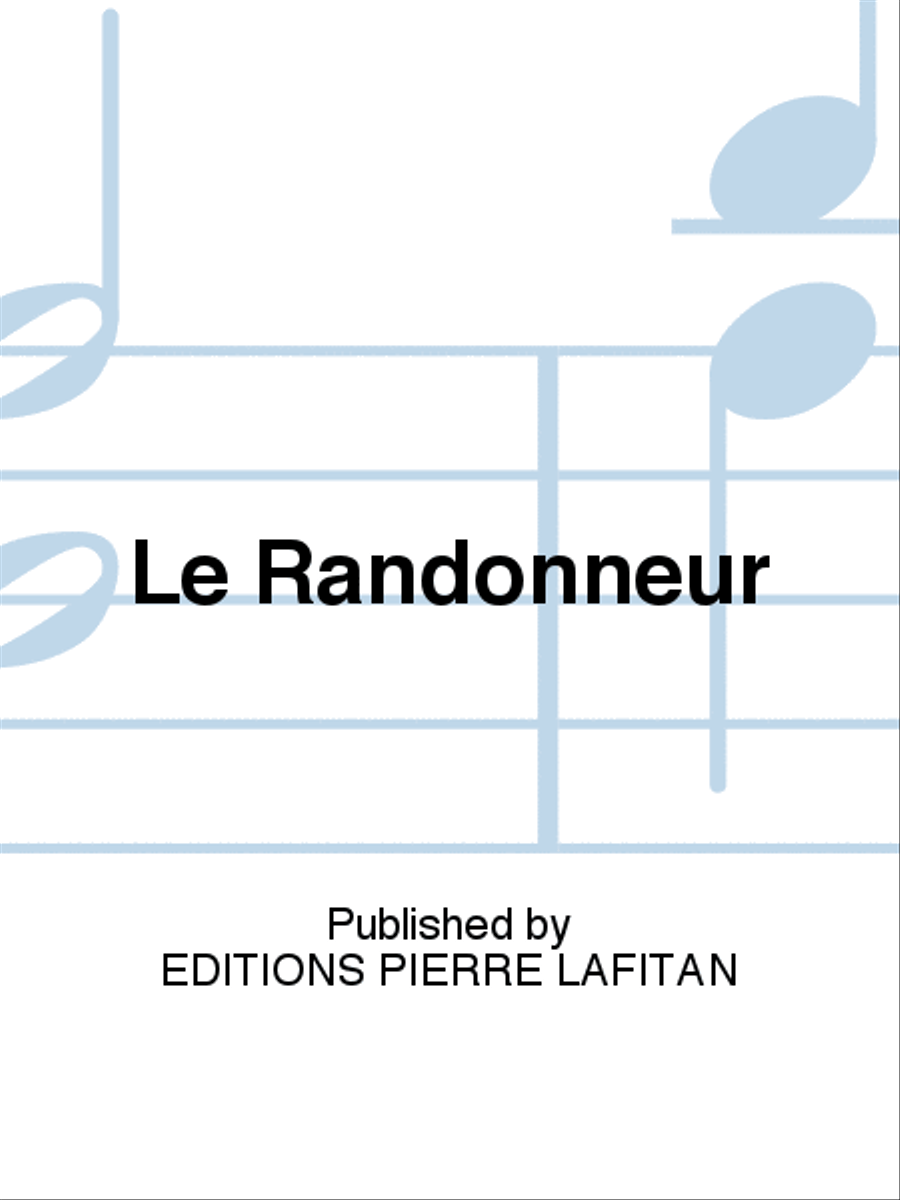 Le Randonneur Le Randonneur Alto Saxophone scores gallery preview page 1
