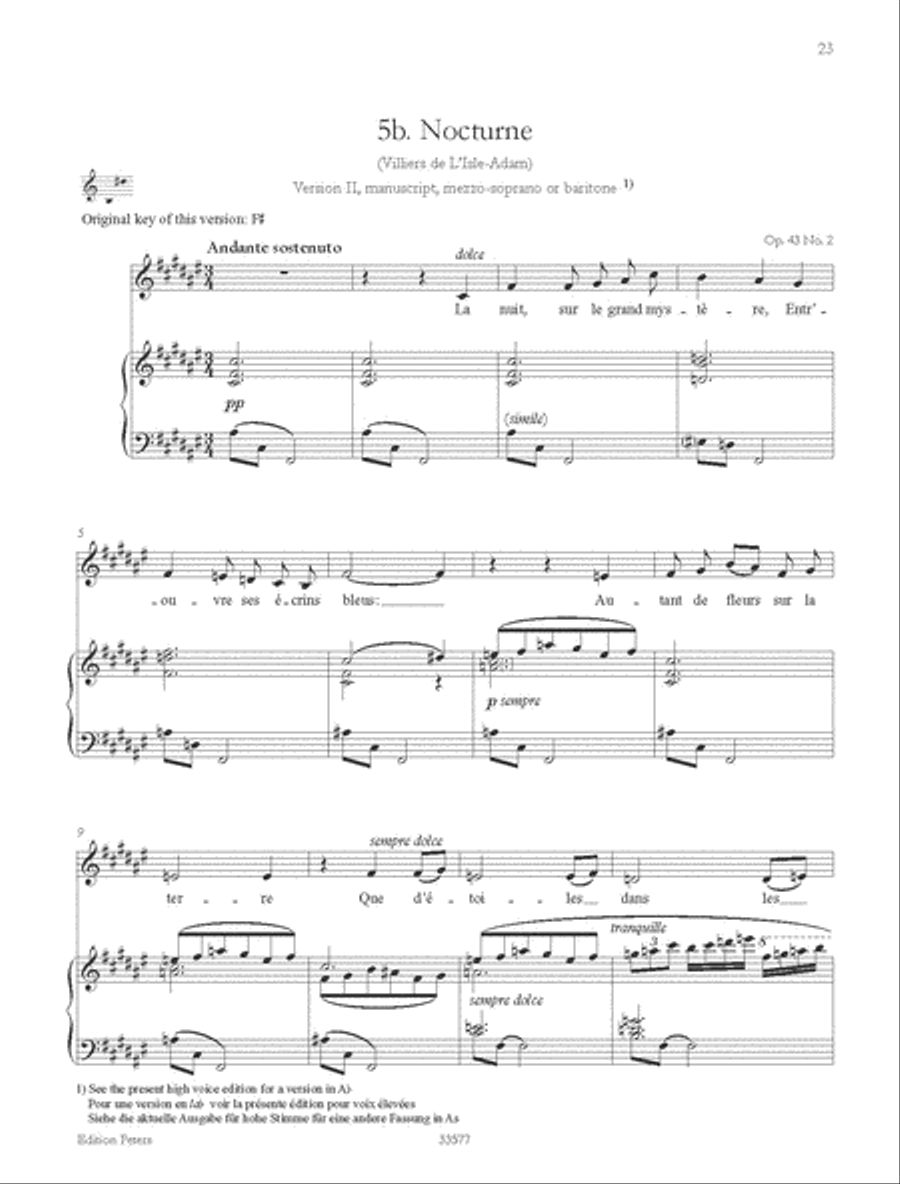 Complete Songs (Medium Voice) Medium Voice scores gallery preview page 6