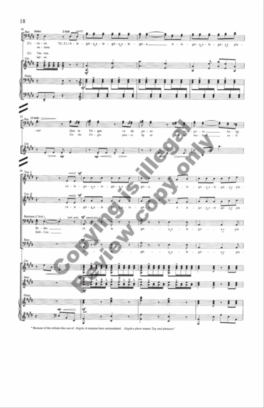 Carols and Lullabies (Full Score) Choir scores gallery preview page 11