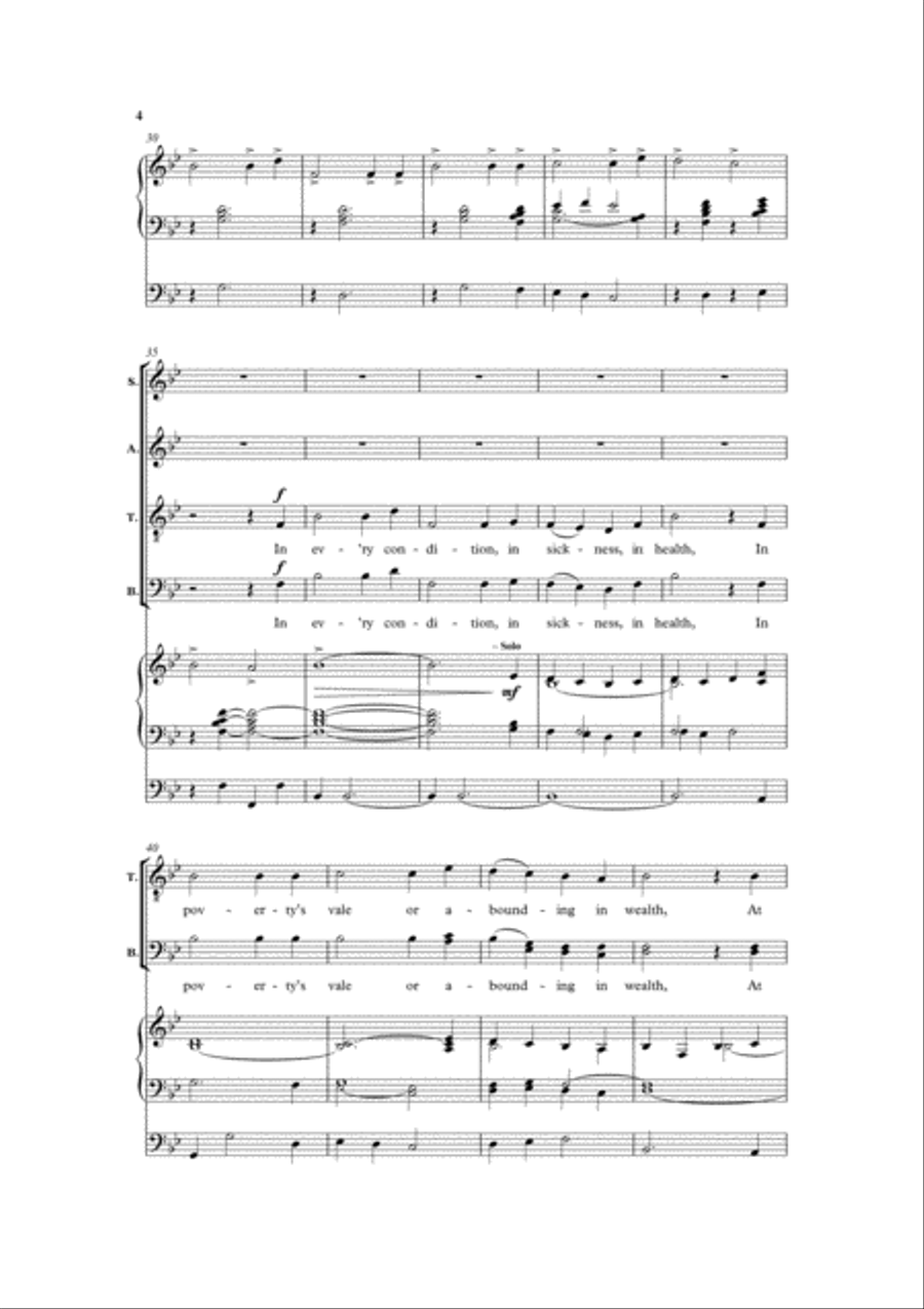 How firm a foundation 4-Part scores gallery preview page 4