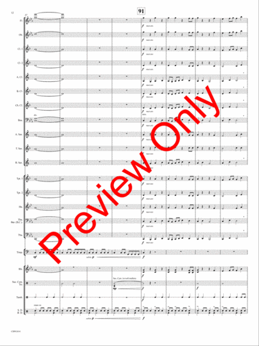 Laudis Concert Band scores gallery preview page 15