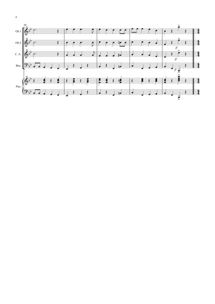 3 Jazzy Christmas Pieces for Double Reed Quartet image number null