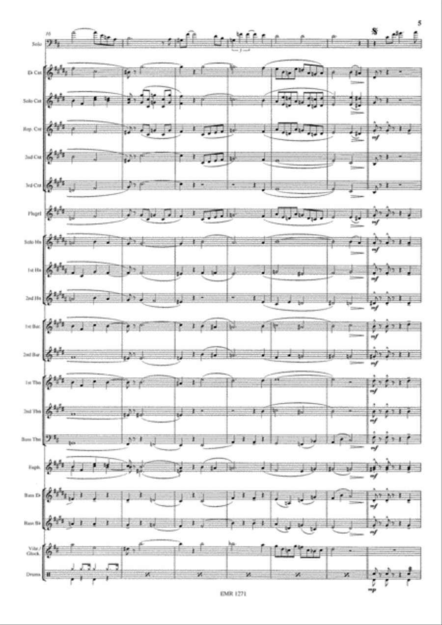 I'm Getting Sentimental Over You Brass Band scores gallery preview page 6