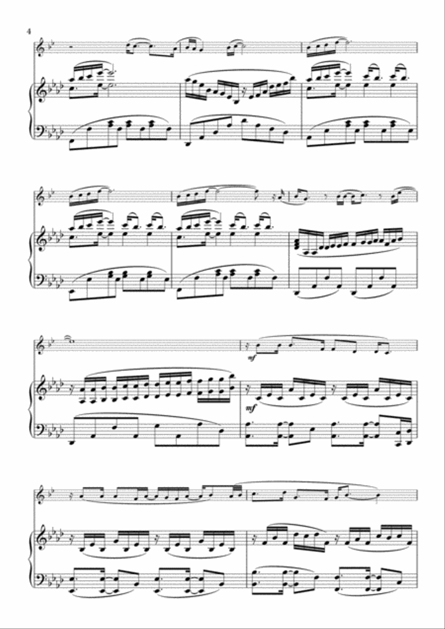 Never Enough Clarinet Solo scores gallery preview page 4