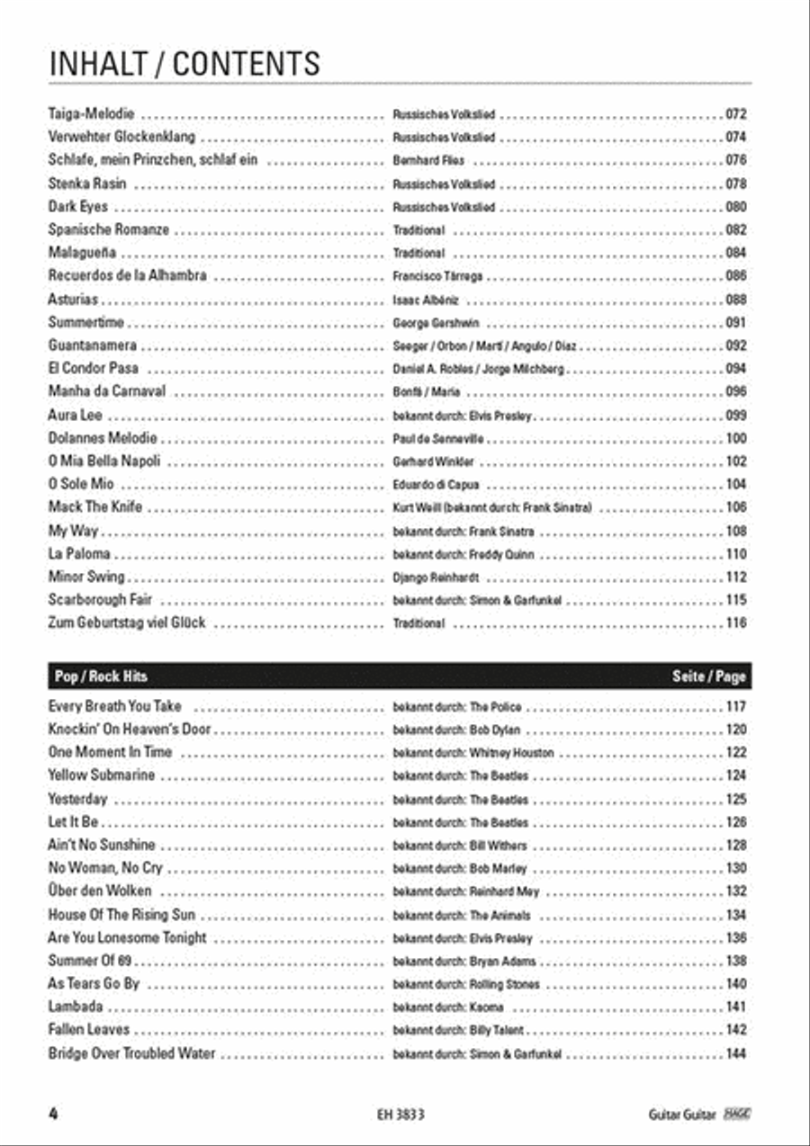 Guitar Guitar Guitar scores gallery preview page 3