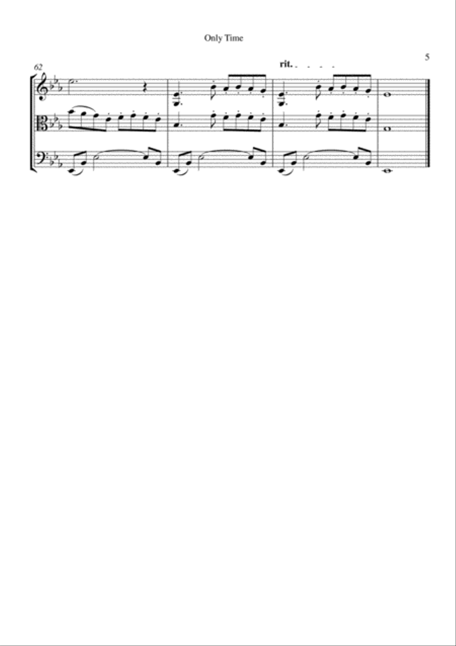 Only Time String Trio scores gallery preview page 6