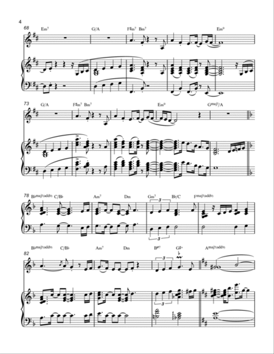 Yearning For Your Love Voice scores gallery preview page 4