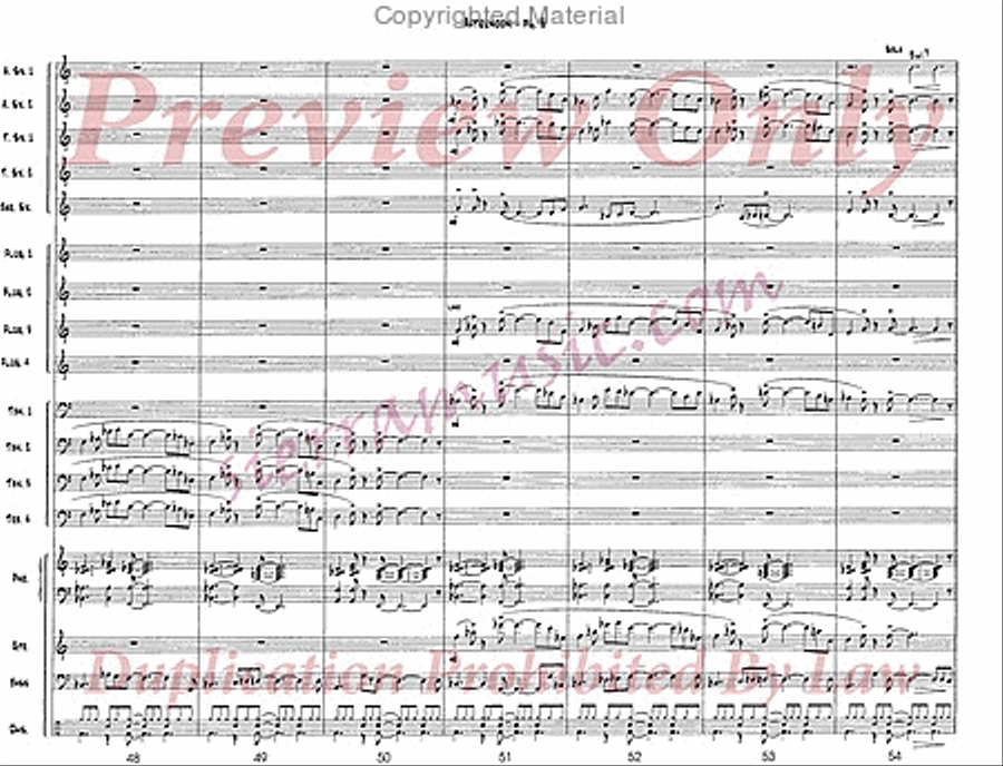 Afternoon Jazz Ensemble scores gallery preview page 9