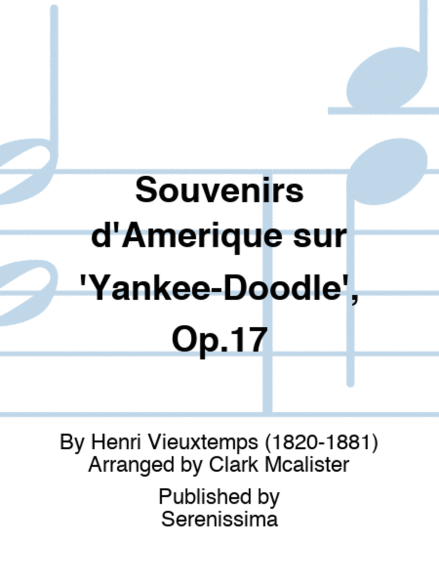Souvenirs d'Amerique sur 'Yankee-Doodle', Op.17 Orchestra scores gallery preview page 1