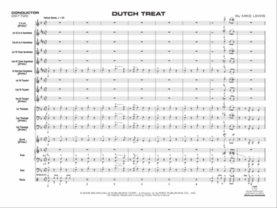 Dutch Treat Jazz Ensemble scores gallery preview page 2
