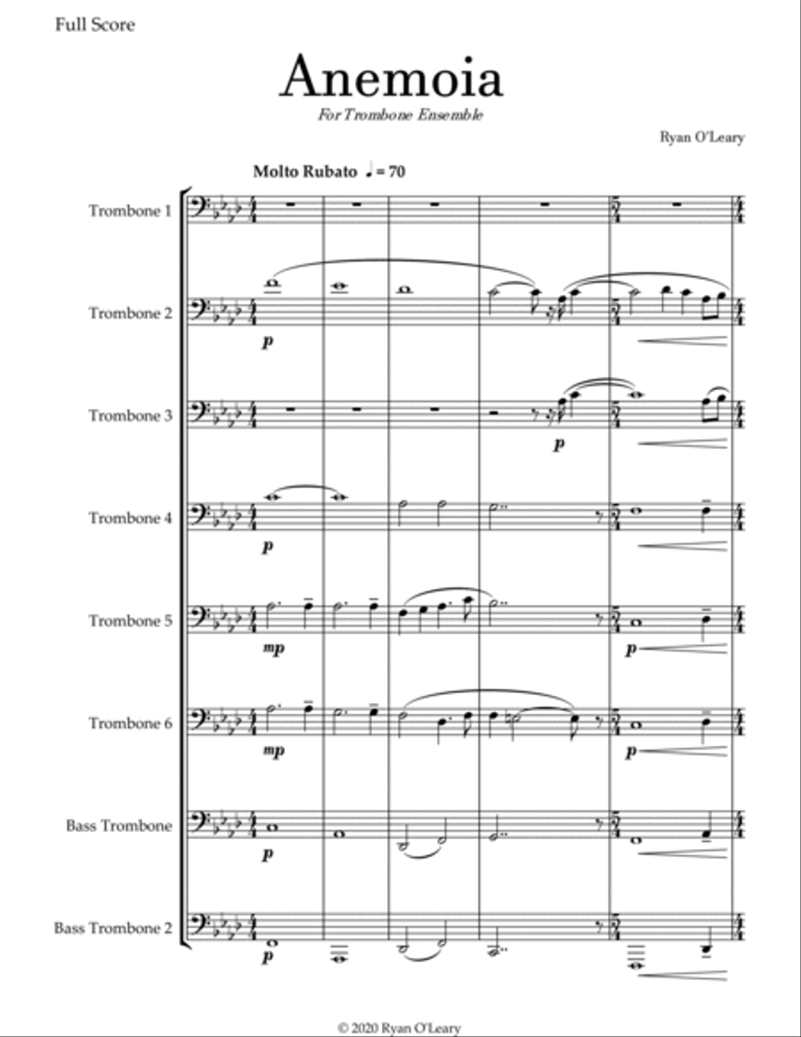 Anemoia Chamber Music scores gallery preview page 2