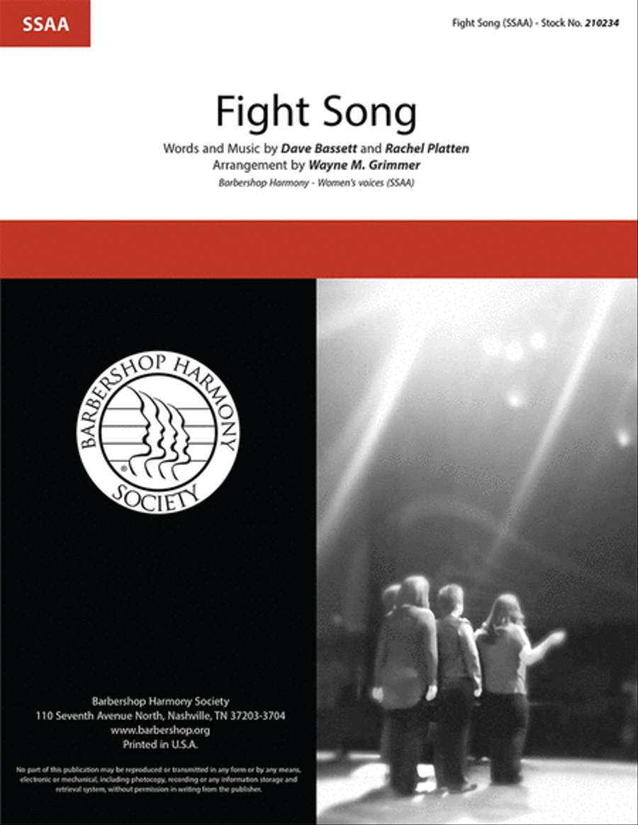 Fight Song SSAA scores gallery preview page 1