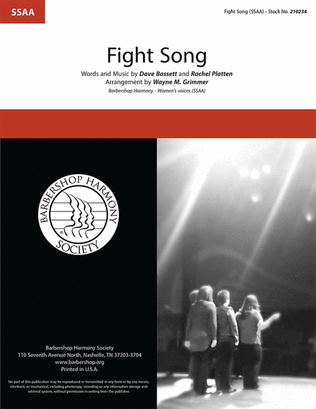 Book cover for Fight Song
