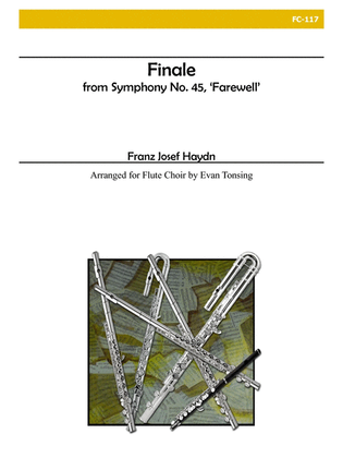 Book cover for Farewell Symphony for Flute Choir