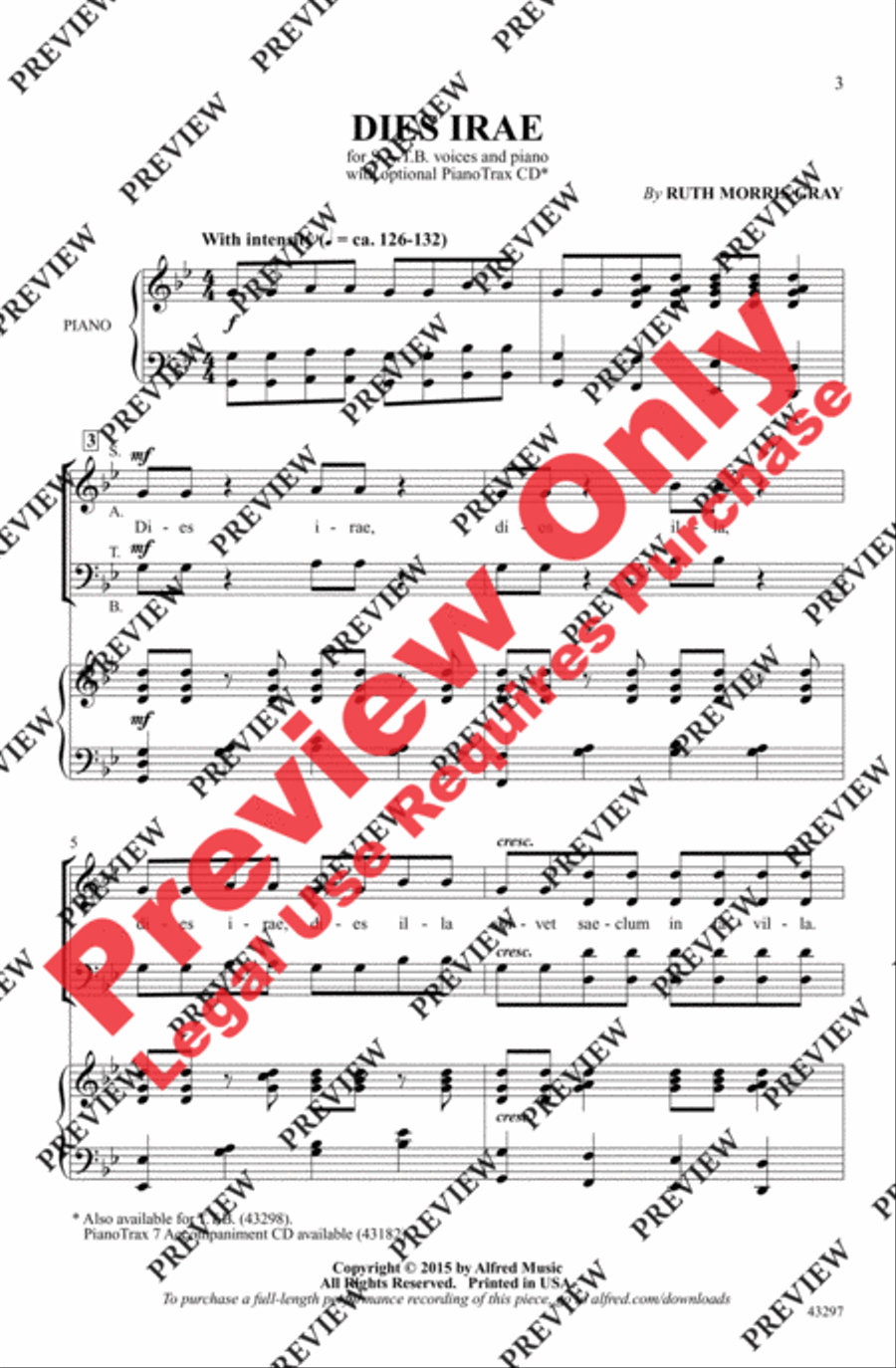 Dies Irae 4-Part scores gallery preview page 3