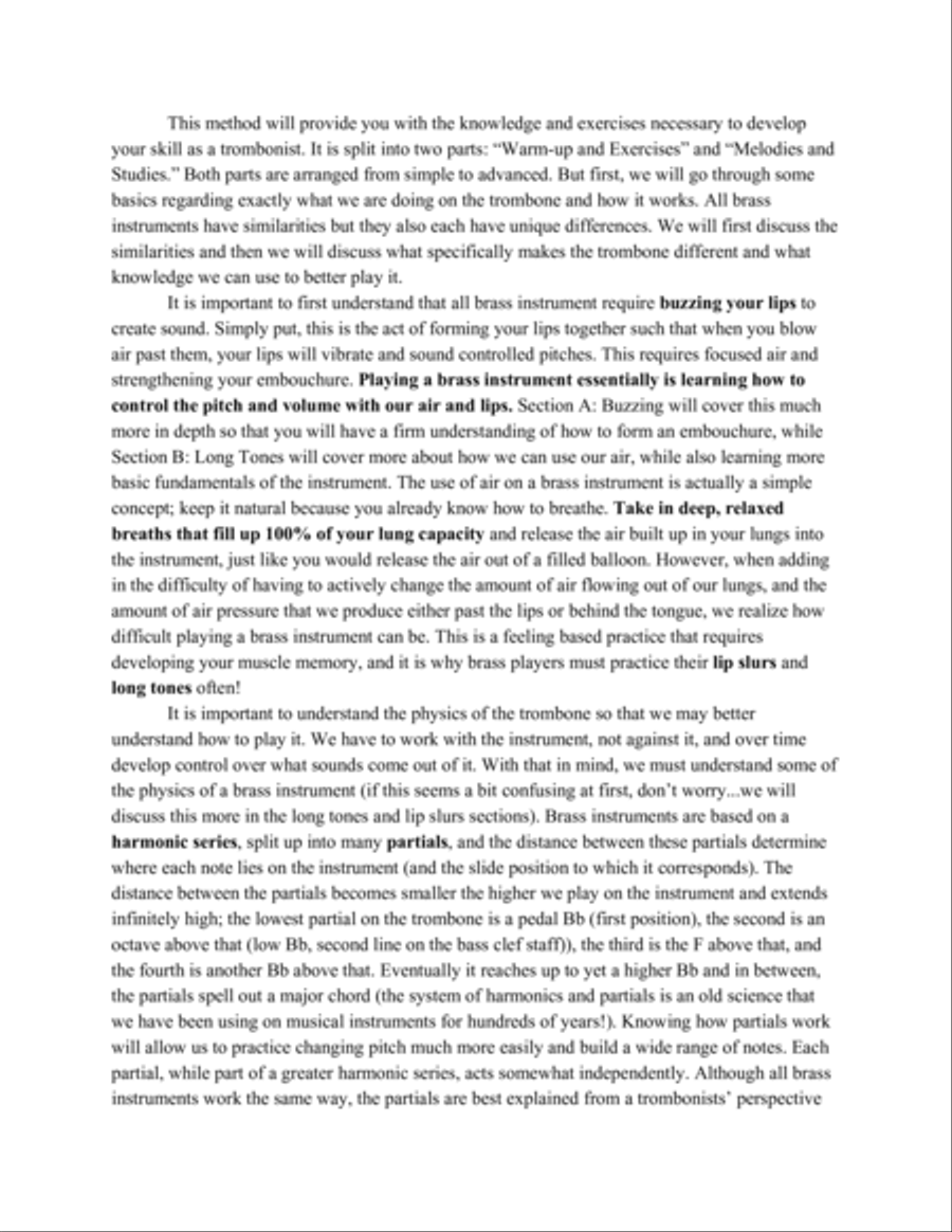 A Modern Method for Trombonists Concert Band scores gallery preview page 3