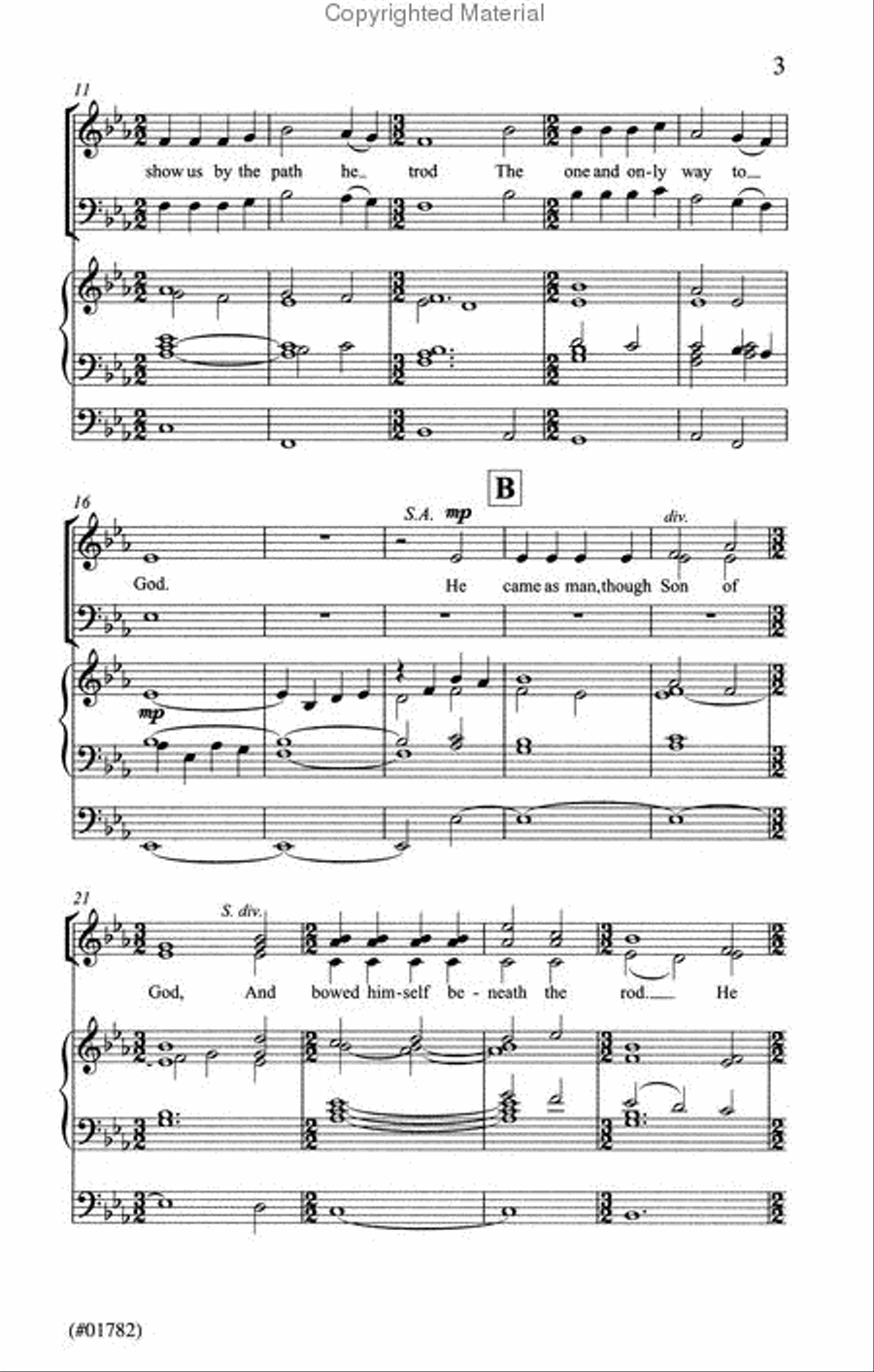 God Loved Us So He Sent His Son - SSAATTBB SSAATTBB scores gallery preview page 2