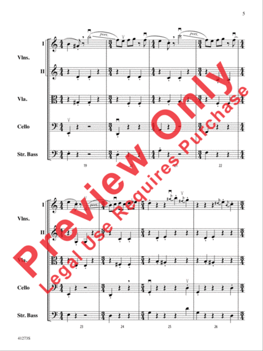 Waltz for Wobbly Wilfred Waltz for Wobbly Wilfred String Orchestra scores gallery preview page 6