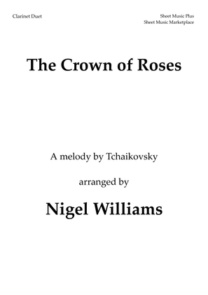 Book cover for The Crown of Roses, for Clarinet Duet