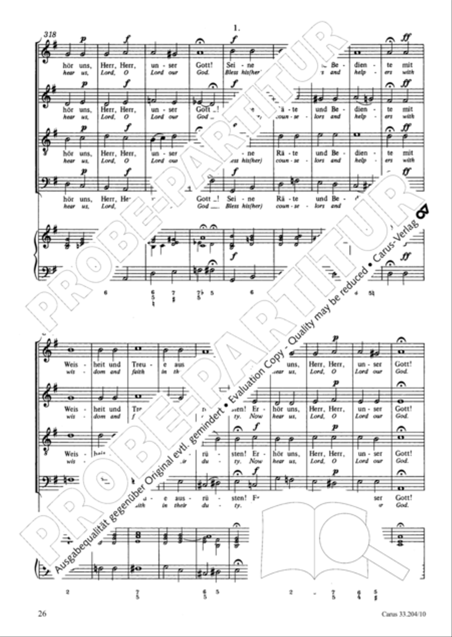 Lord of all, be merciful (Die alte Litanei 1) 4-Part scores gallery preview page 27