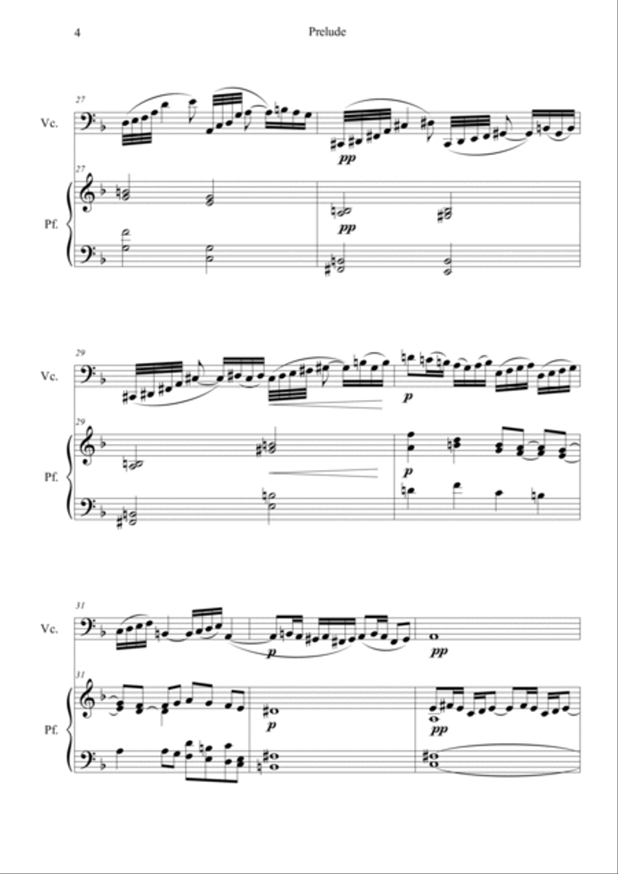 Prelude from Bergamasuqe Suite Piano scores gallery preview page 4