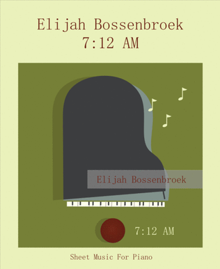 Book cover for 7:12 AM Sheet Music Book