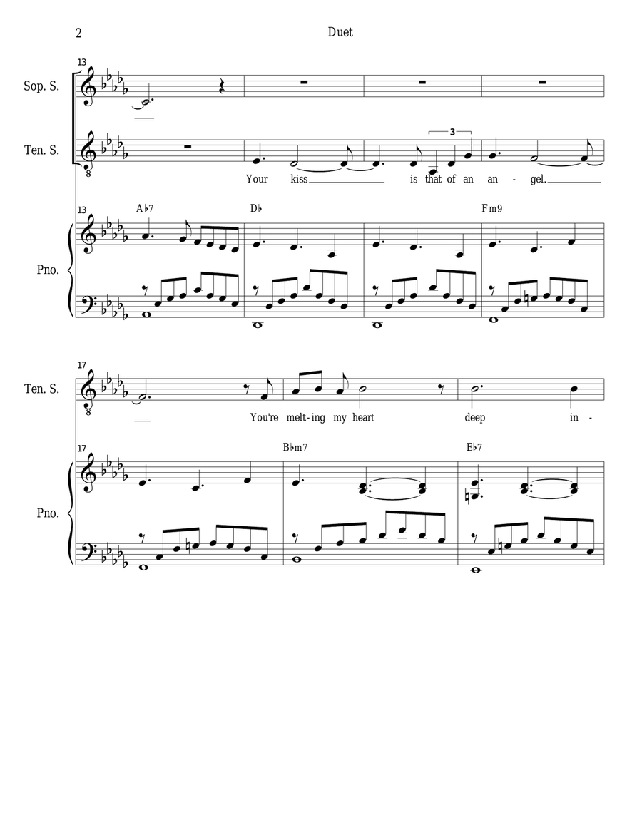 Duet Vocal Duet scores gallery preview page 2