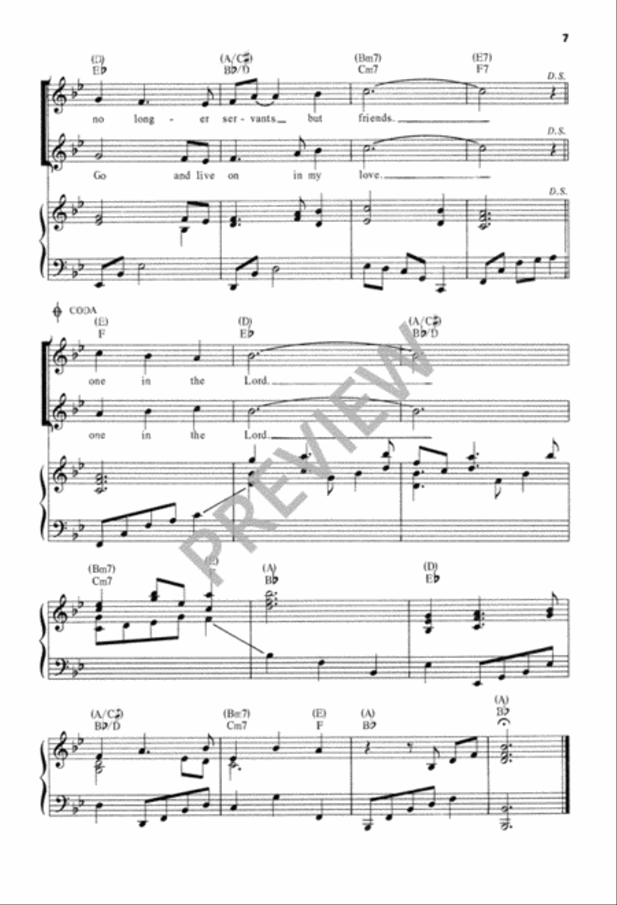 Let Us Be Bread Unison Choir scores gallery preview page 8