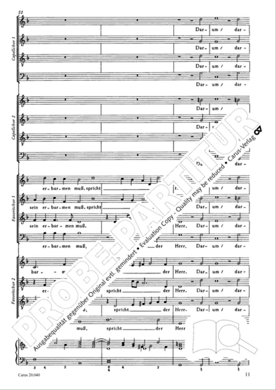 Is Ephraim my dear son? (Ist nicht Ephraim mein teurer Sohn) 4-Part scores gallery preview page 12