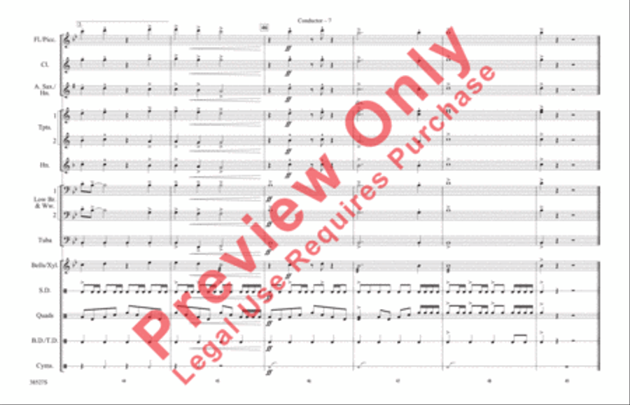 Jump Jump Marching Band scores gallery preview page 15