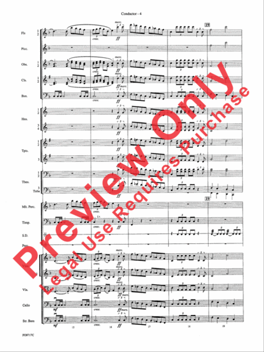 Star Wars (Main Theme) Star Wars (Main Theme) Full Orchestra scores gallery preview page 18